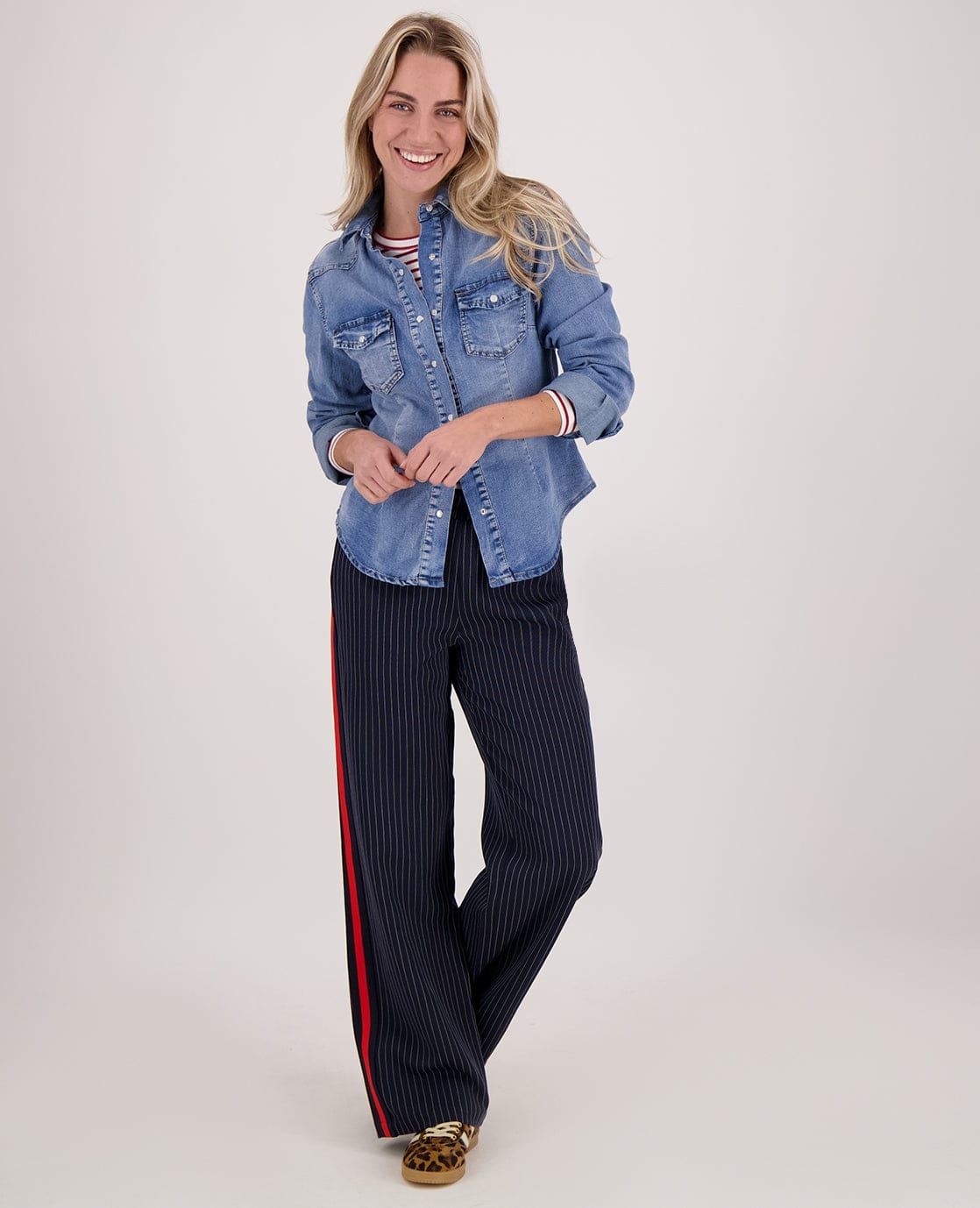 Je m'appelle Tops Top Jaylin | Ruby Red/Porselein wit