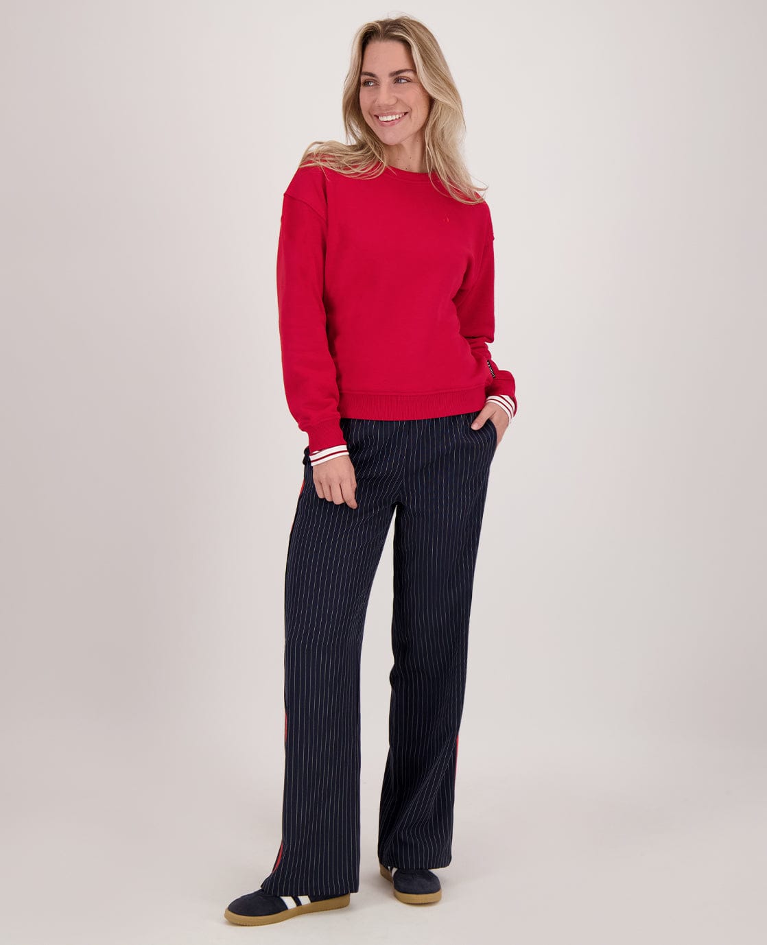 Je m'appelle Tops Top Jaylin | Ruby Red/Porselein wit