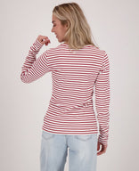Je m'appelle Tops Top Jaylin | Ruby Red/Porselein wit