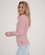 Je m'appelle Tops Top Jaylin | Ruby Red/Porselein wit