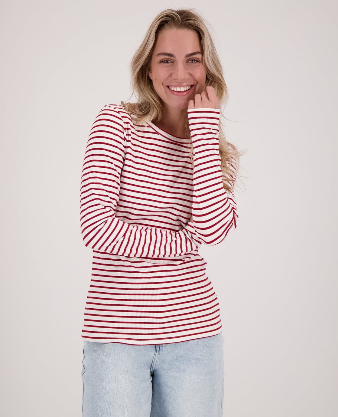 Je m'appelle Tops Top Jaylin | Ruby Red/Porselein wit