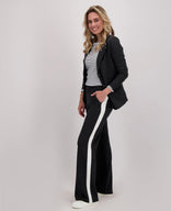 Je m'appelle Tops Top Jaylin | Zwart/Porselein wit