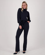 Je m'appelle Tops Top Joy Travel Brushed | Donkerblauw