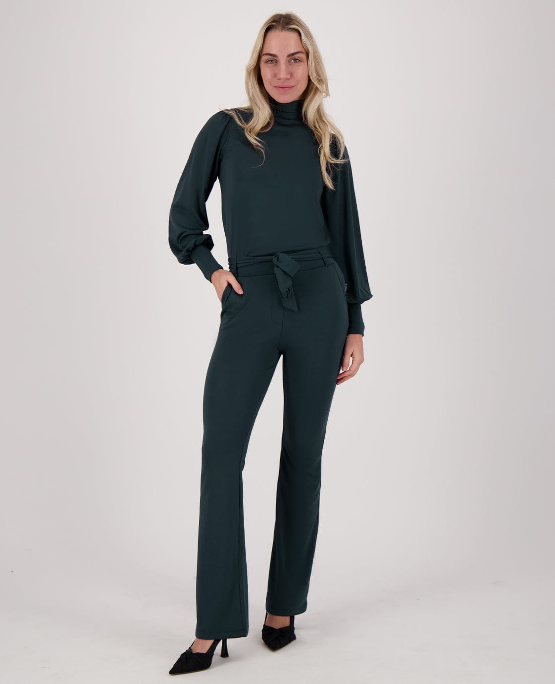 Je m'appelle Tops Top Joy Travel Brushed | Peacock Green