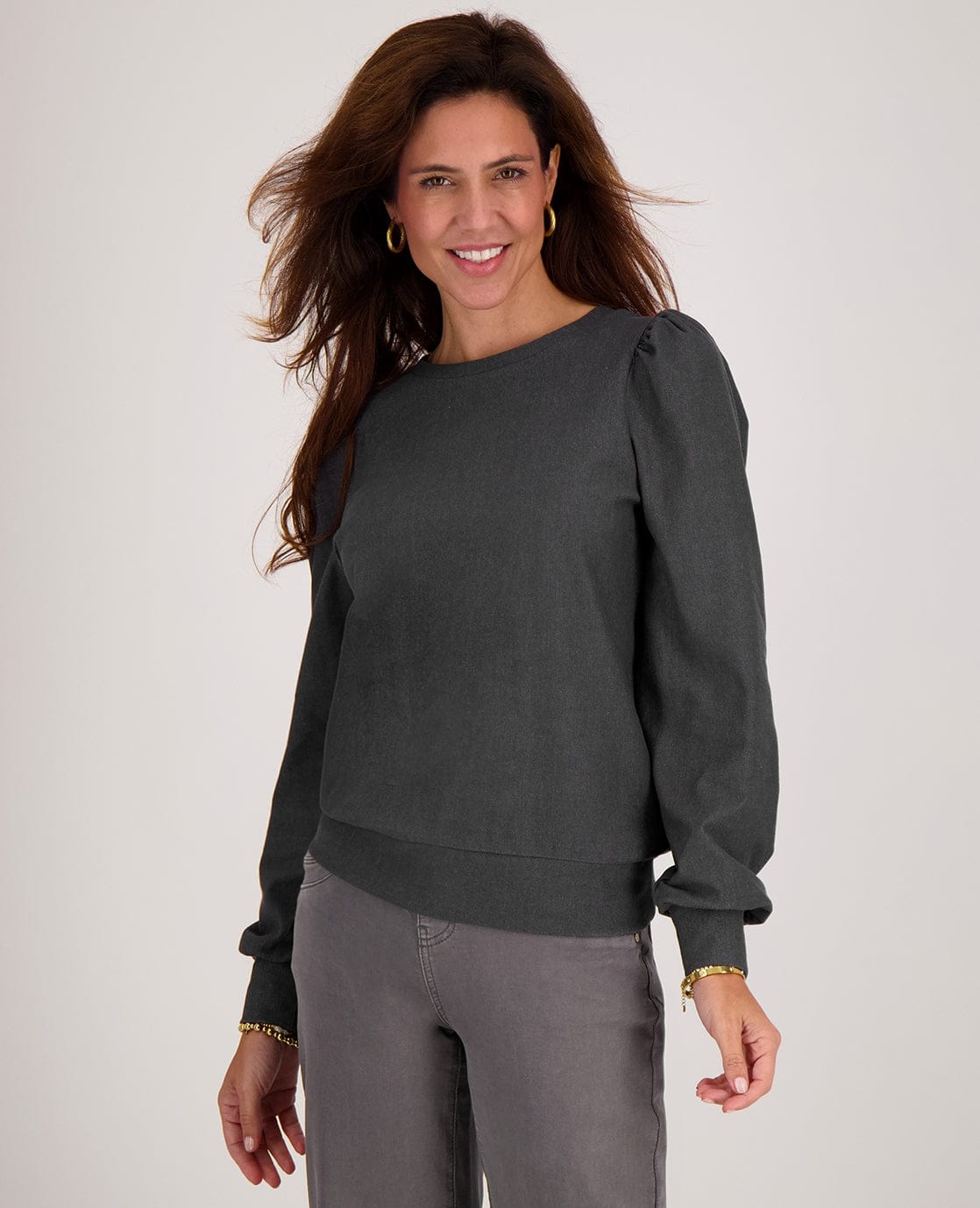 Je m'appelle Tops Top Jule | Antracite Grey
