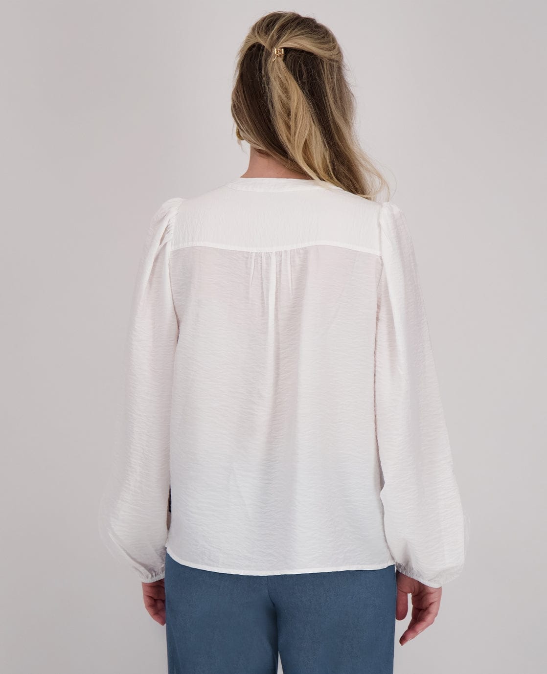 Je m'appelle Tops Top Lace | Porselein wit