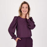 Je m'appelle Tops Top Madeleine Satin | Perfect Purple