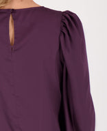 Je m'appelle Tops Top Madeleine Satin | Perfect Purple