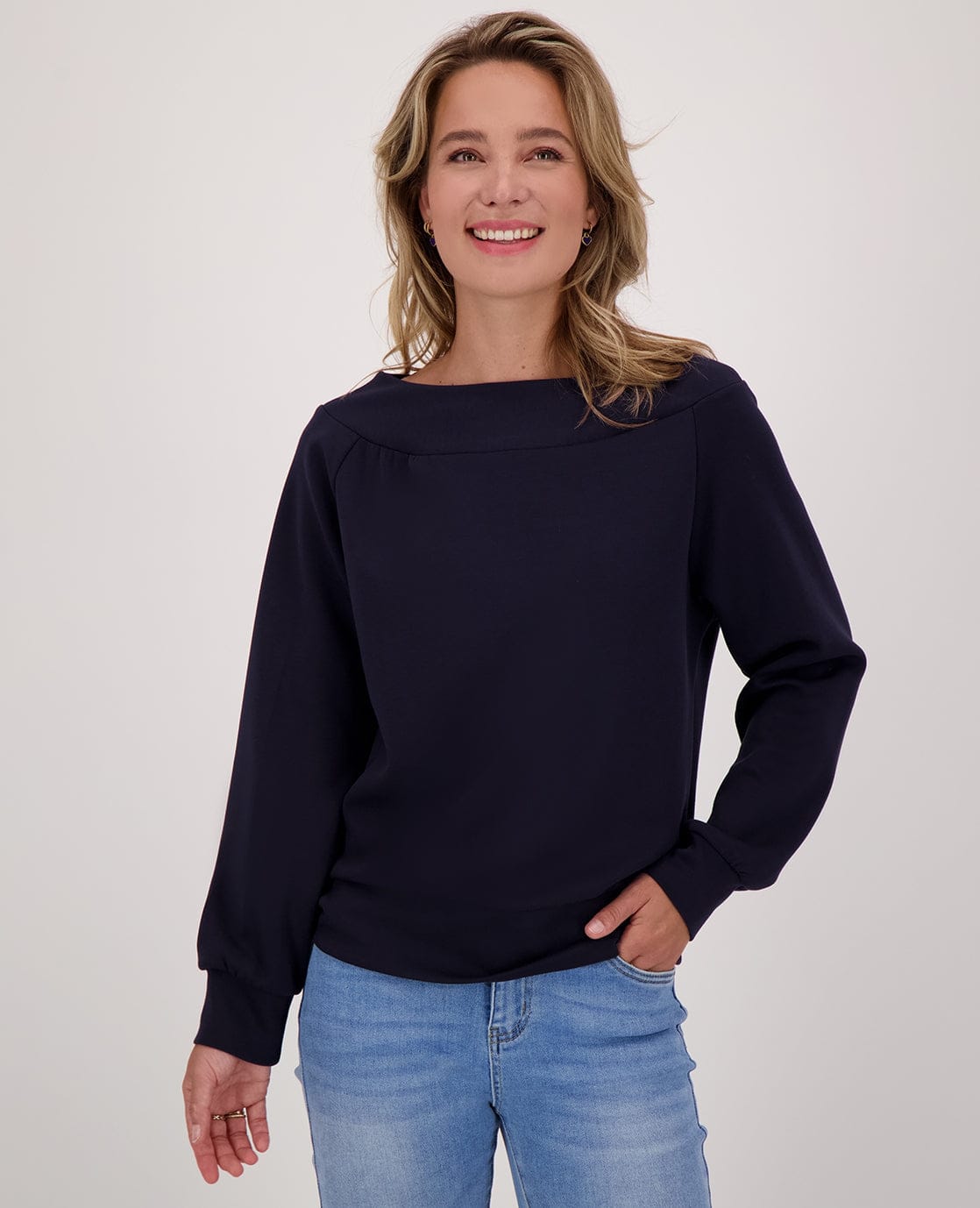Je m'appelle Tops Top Mia | Donkerblauw