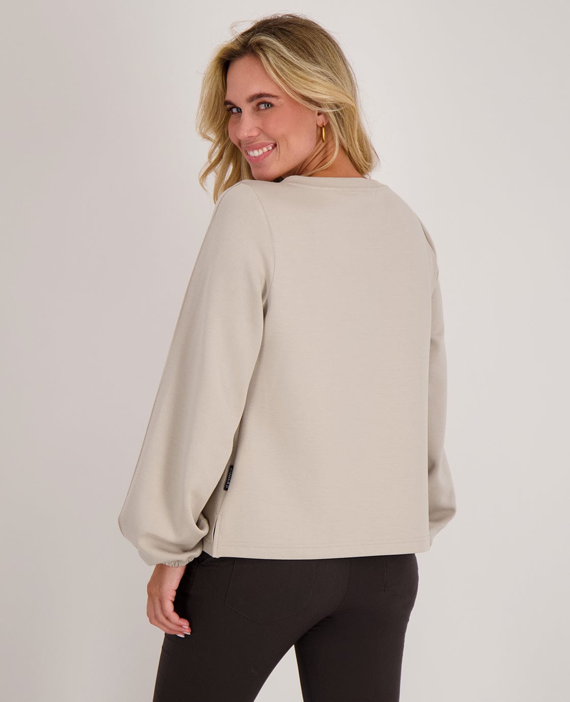 Je m'appelle Tops Top Pintuck | Light Taupe