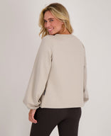 Je m'appelle Tops Top Pintuck | Light Taupe