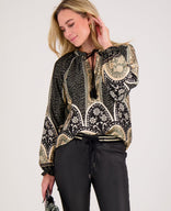 Je m'appelle Tops Top Raya | Multicolor / Zwart