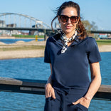 Je m'appelle Tops Donkerblauw / XS Top Ruche Travel | Donkerblauw