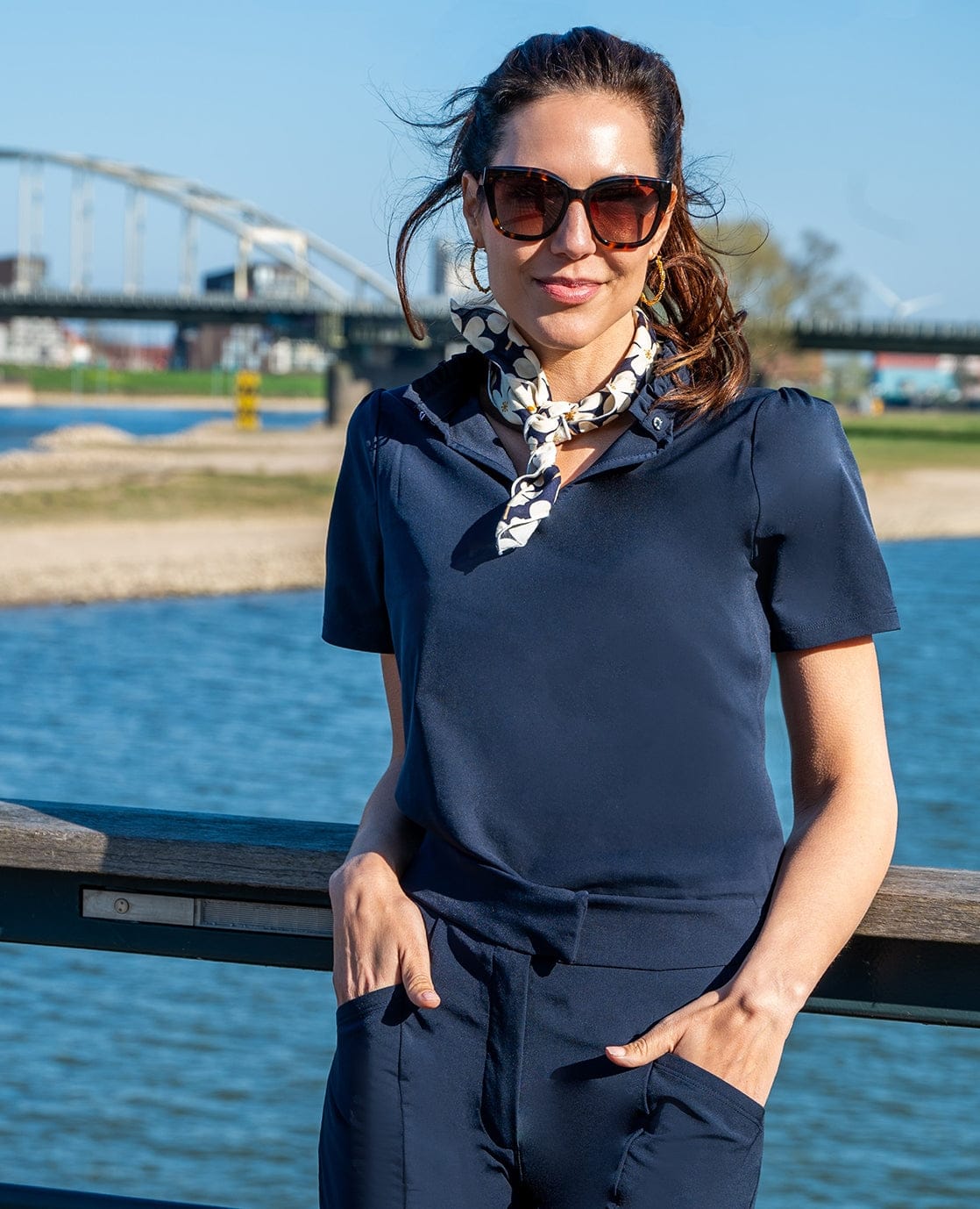 Je m'appelle Tops Top Ruche Travel | Donkerblauw