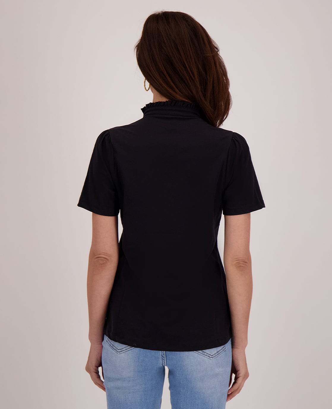 Je m'appelle Tops Top Ruche Travel | Zwart