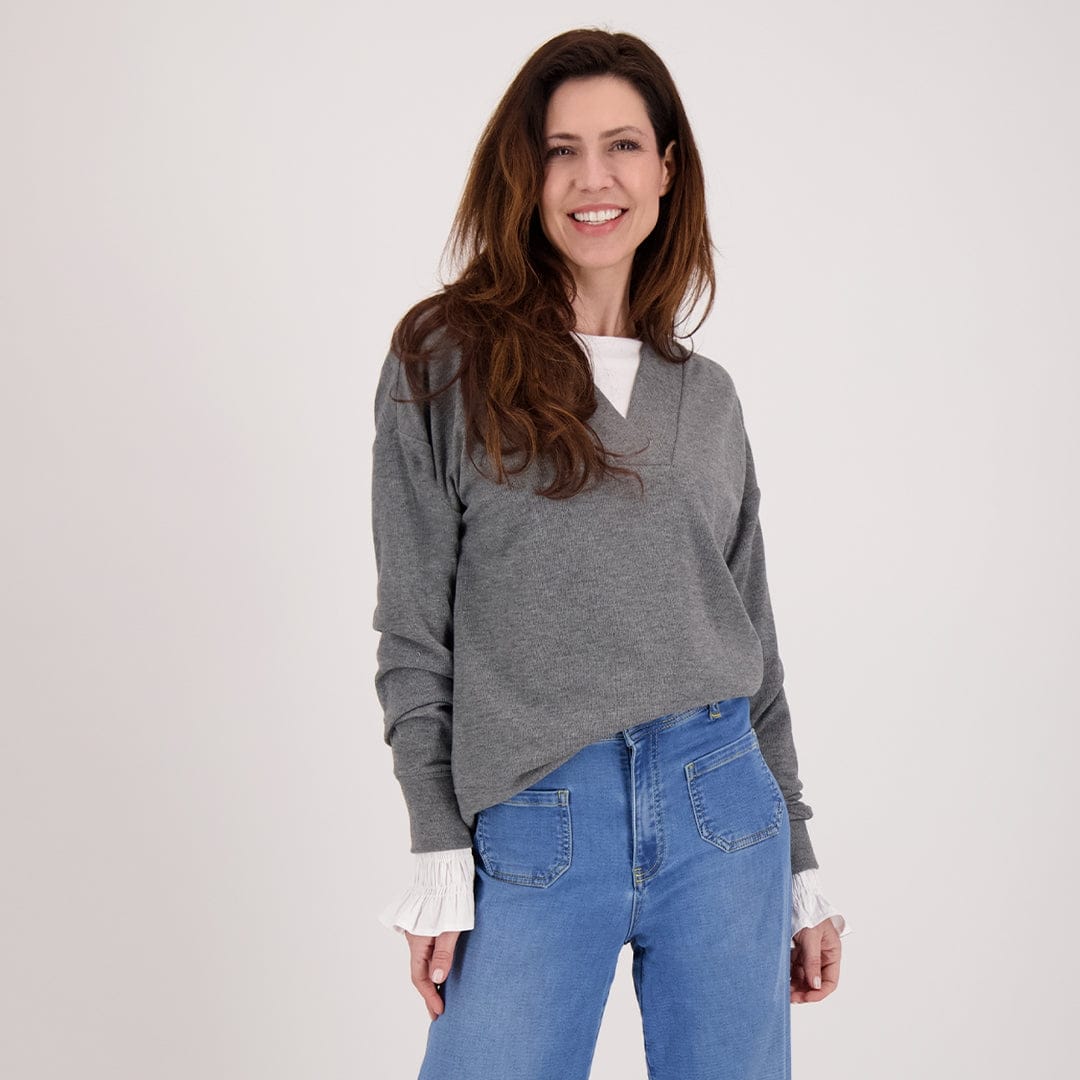Je m'appelle Tops Grijs / XS Top Sandy | Grijs