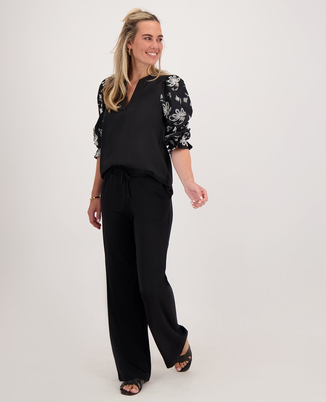 Je m'appelle Tops Top Sanne | Zwart