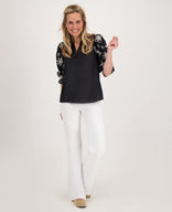 Je m'appelle Tops Top Sanne | Zwart