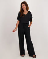 Je m'appelle Tops Top Scarlet | Zwart