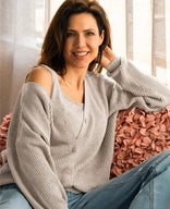 Je m'appelle Tops Dark Greige / S/M Vest + Singlet | Dark Greige