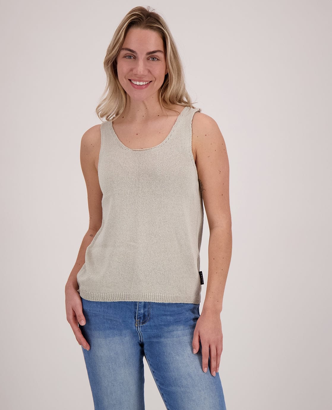 Je m'appelle Tops Vest + Singlet | Dark Greige