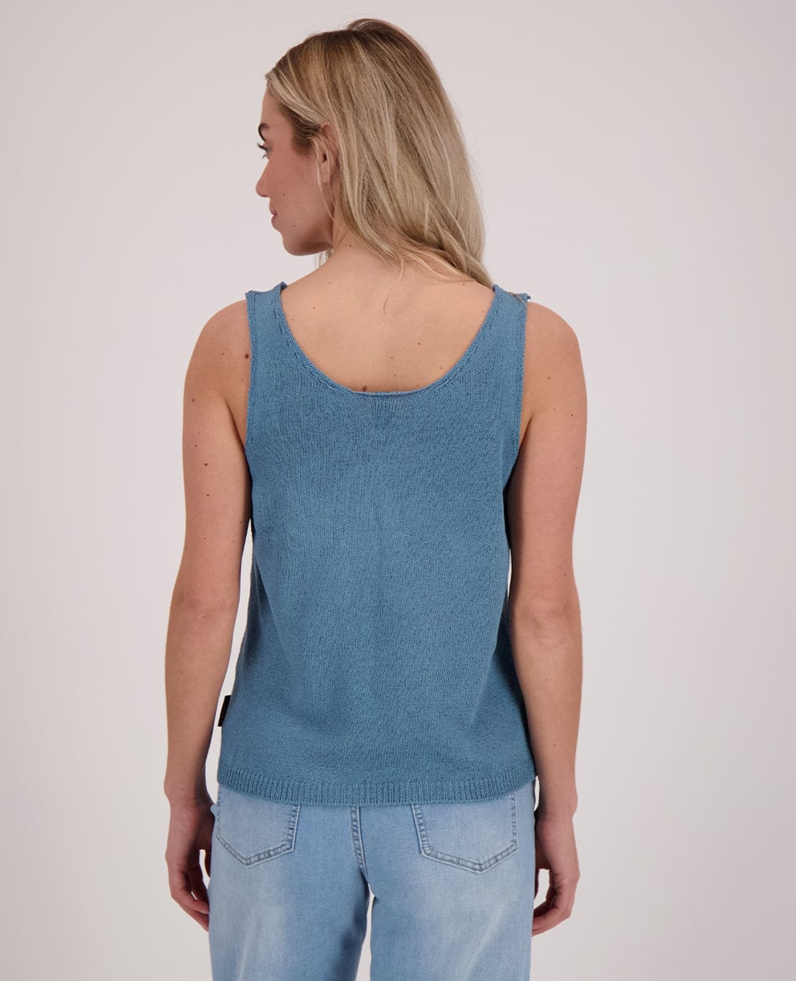 Je m'appelle Tops Vest + Singlet | Jeans Blauw