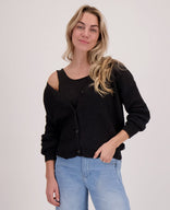 Je m'appelle Tops Zwart / S/M Vest + Singlet | Zwart
