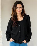 Je m'appelle Tops Vest + Singlet | Zwart