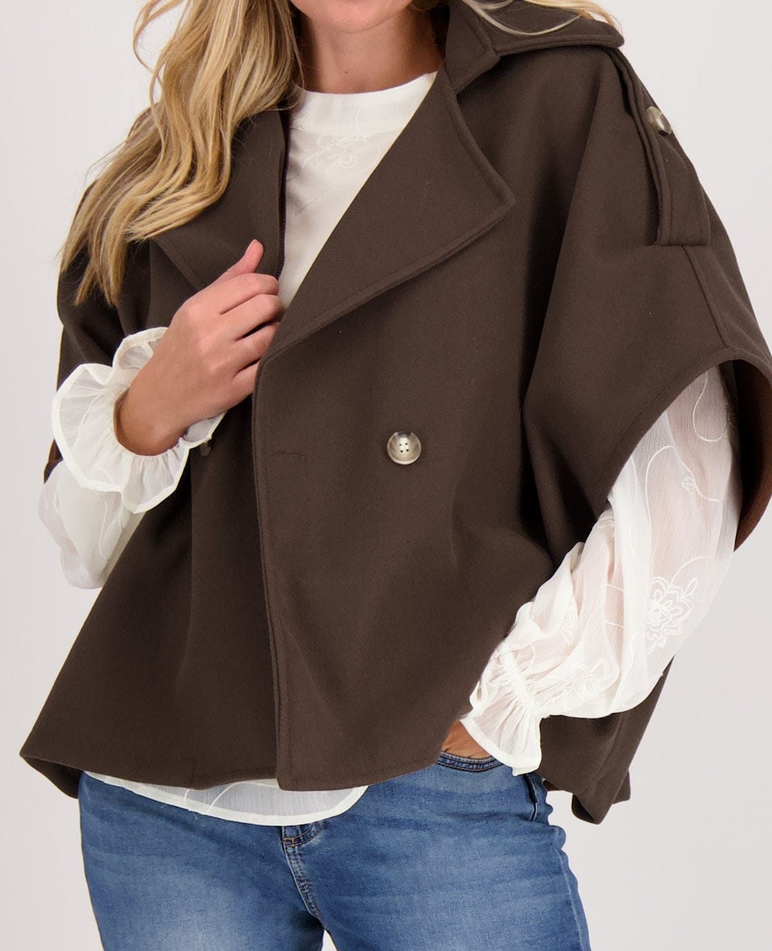 Je m'appelle Vesten Bruin / One Size Étole | Bruin