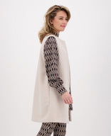 Je m'appelle Vesten Ecru / S/M/L Vest Teddy Bouclé | Ecru