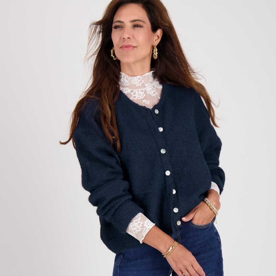 Je m'appelle Vesten Donkerblauw / S/M/L Veste Diede | Donkerblauw