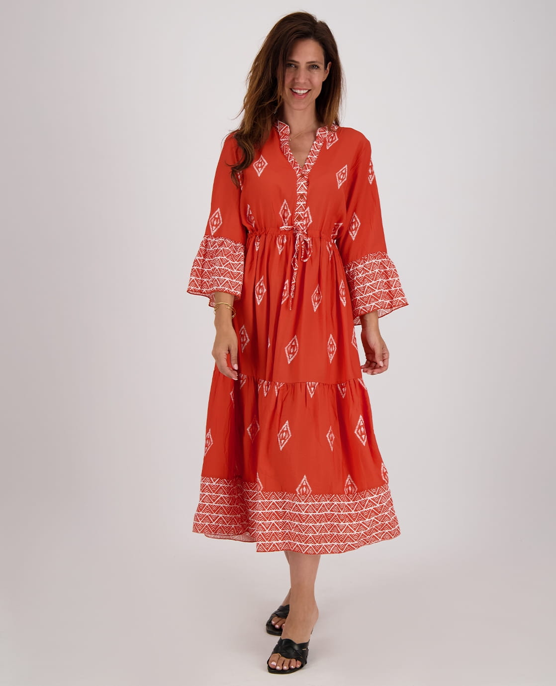 Je m'appelle Jurken Oranjerood / XS Robe Philou | Oranjerood