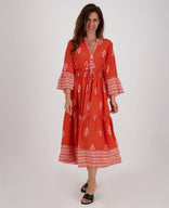 Je m'appelle Jurken Oranjerood / XS Robe Philou | Oranjerood