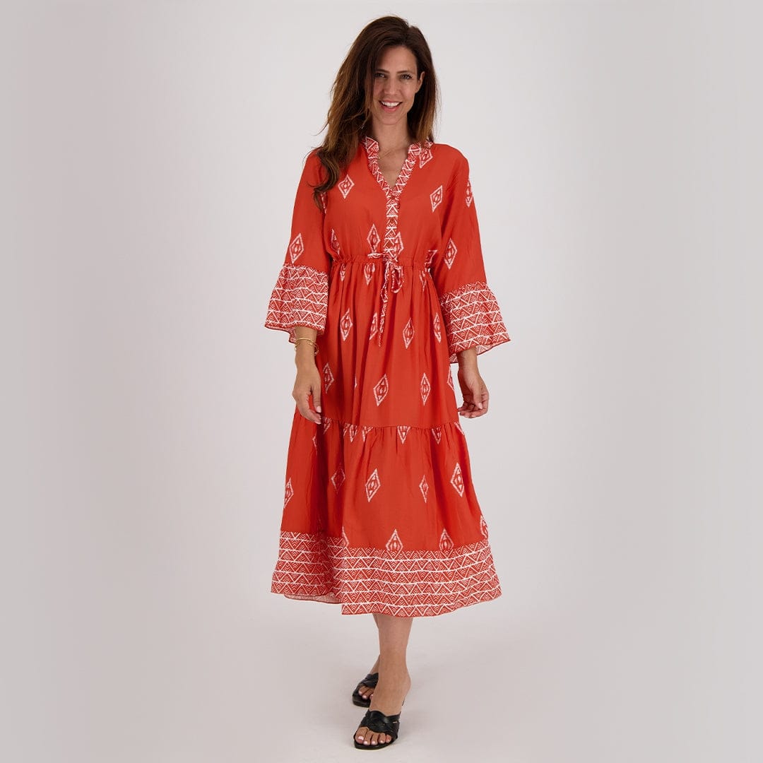 Je m'appelle Jurken Oranjerood / XS Robe Philou | Oranjerood