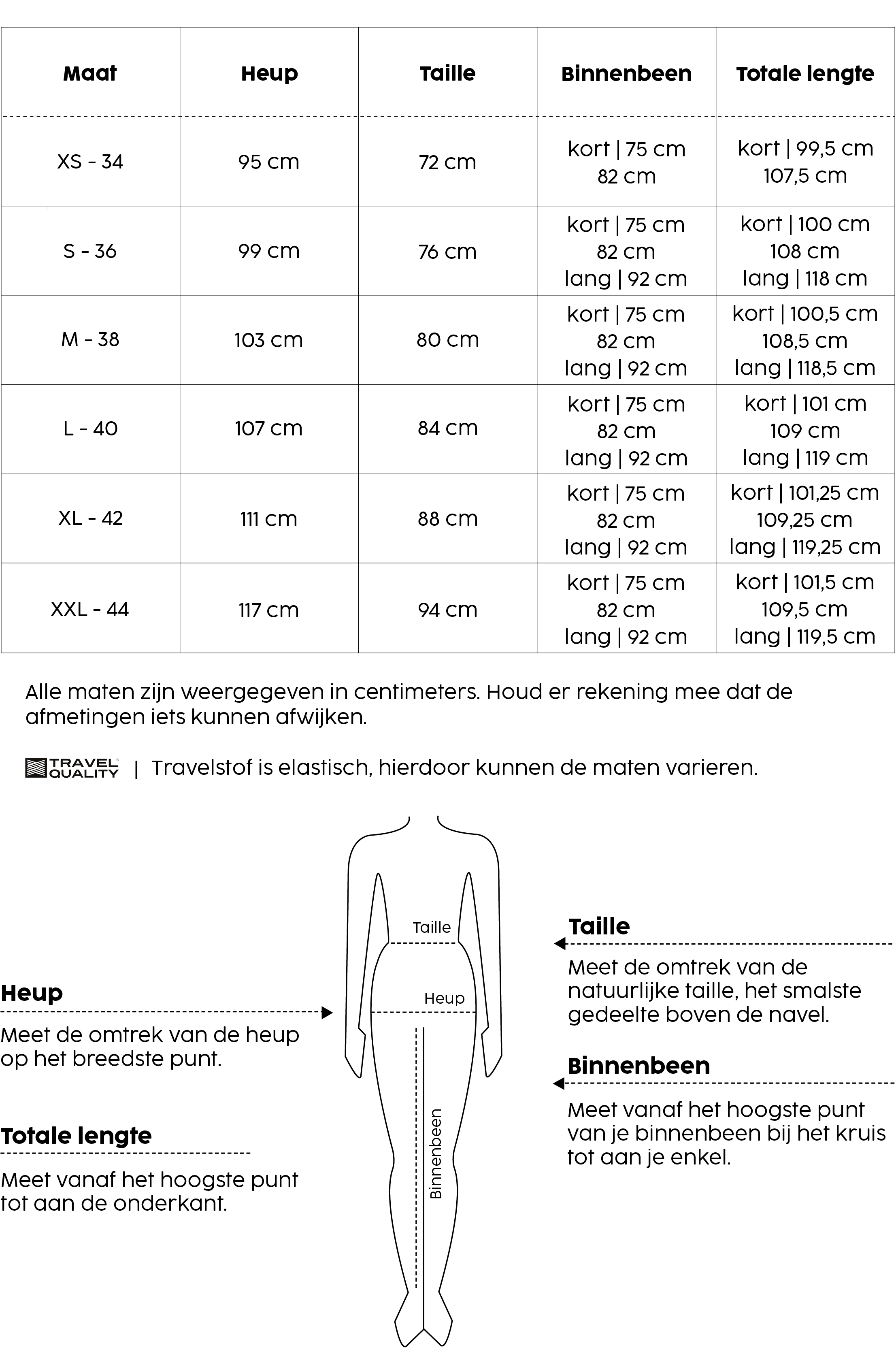 Je m'appelle Broeken Pant Flare Premium Travel | Zwart