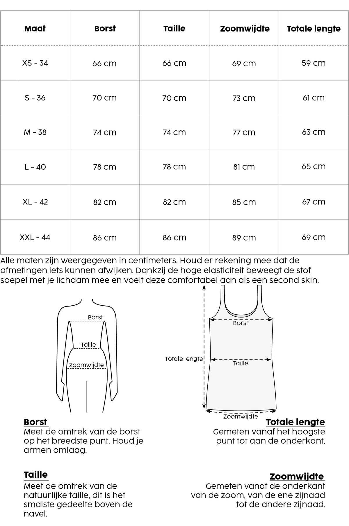 Tanktop | Zwart