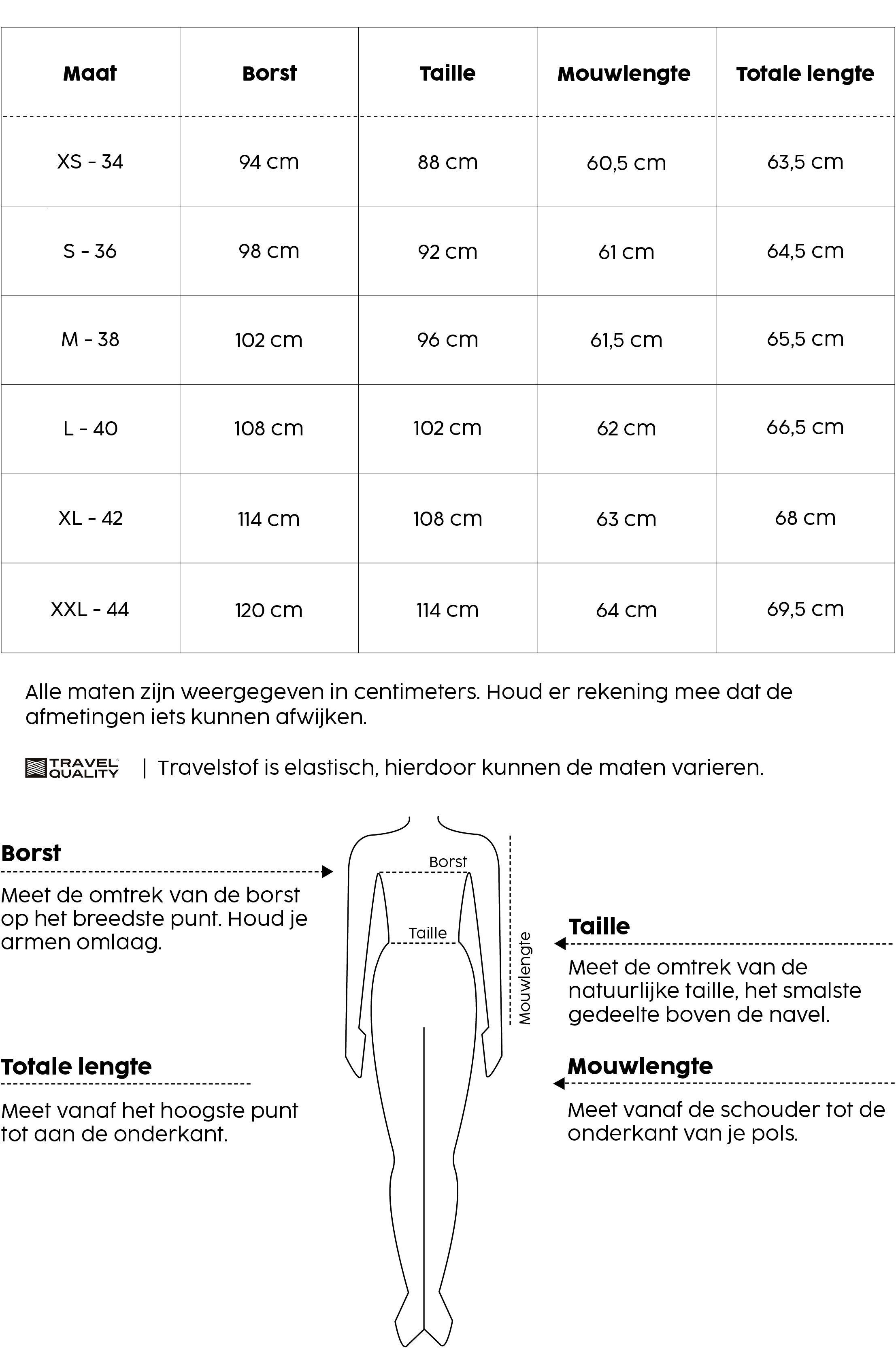 Blouse Perfecte Travel | Wit