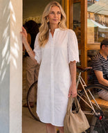 Je m'appelle Jurken Porselein wit / XS Robe Liene | Porselein wit