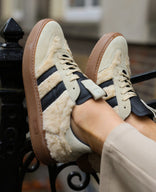 Je m'appelle Schoenen Sneakers Stripes | Greige/Zwart