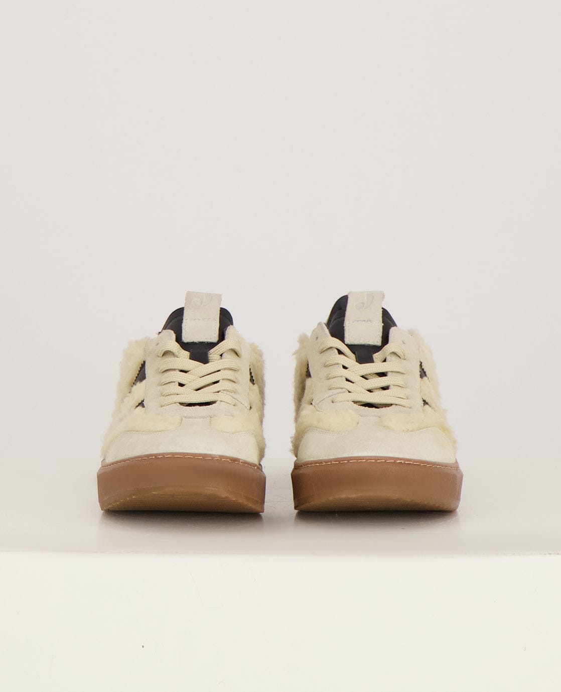 Je m'appelle Schoenen Sneakers Stripes | Greige/Zwart