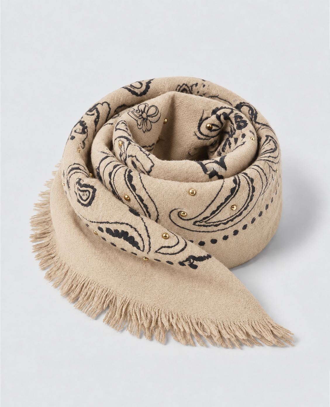 Sjaal | Khaki