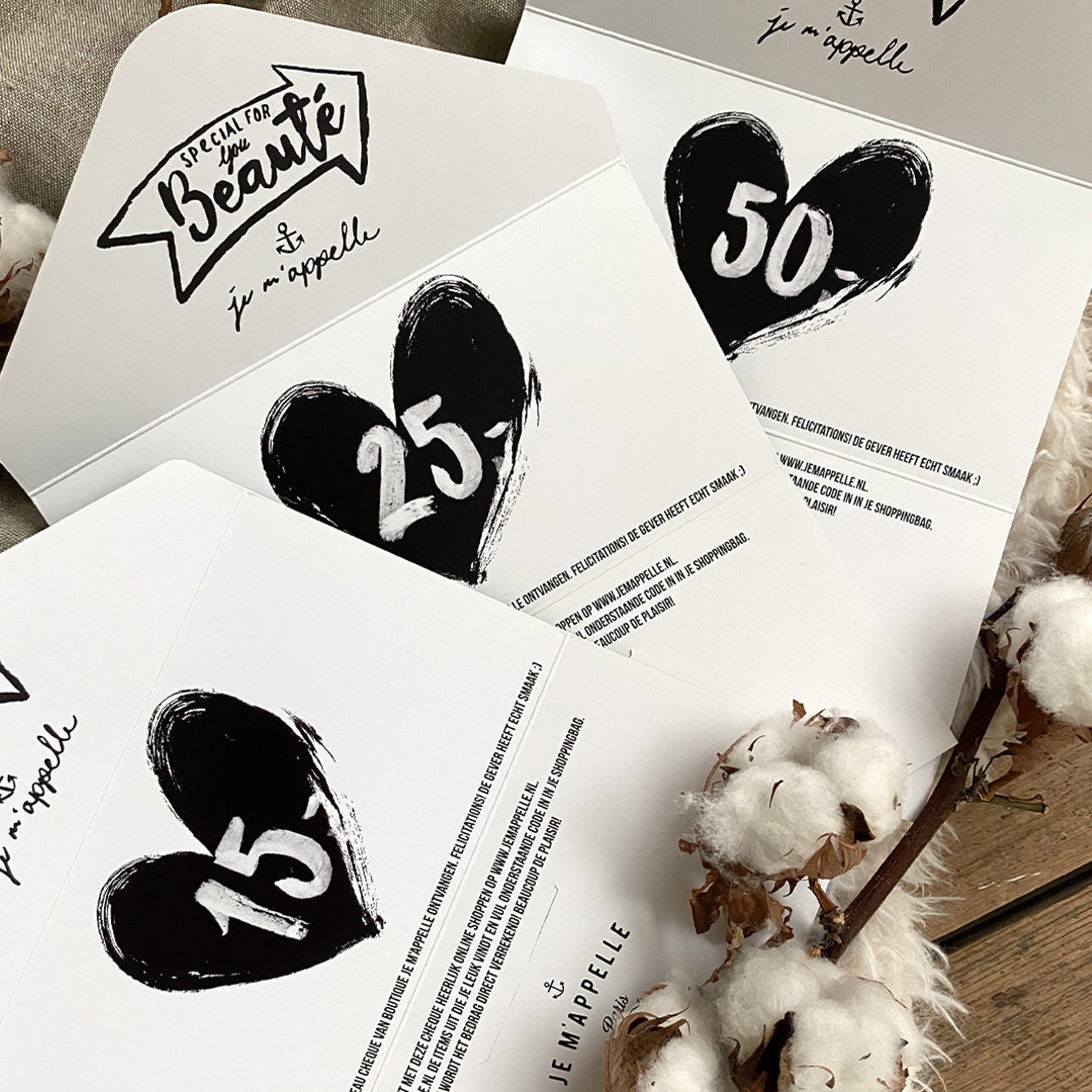 Cadeau Cheque € 15,- | .