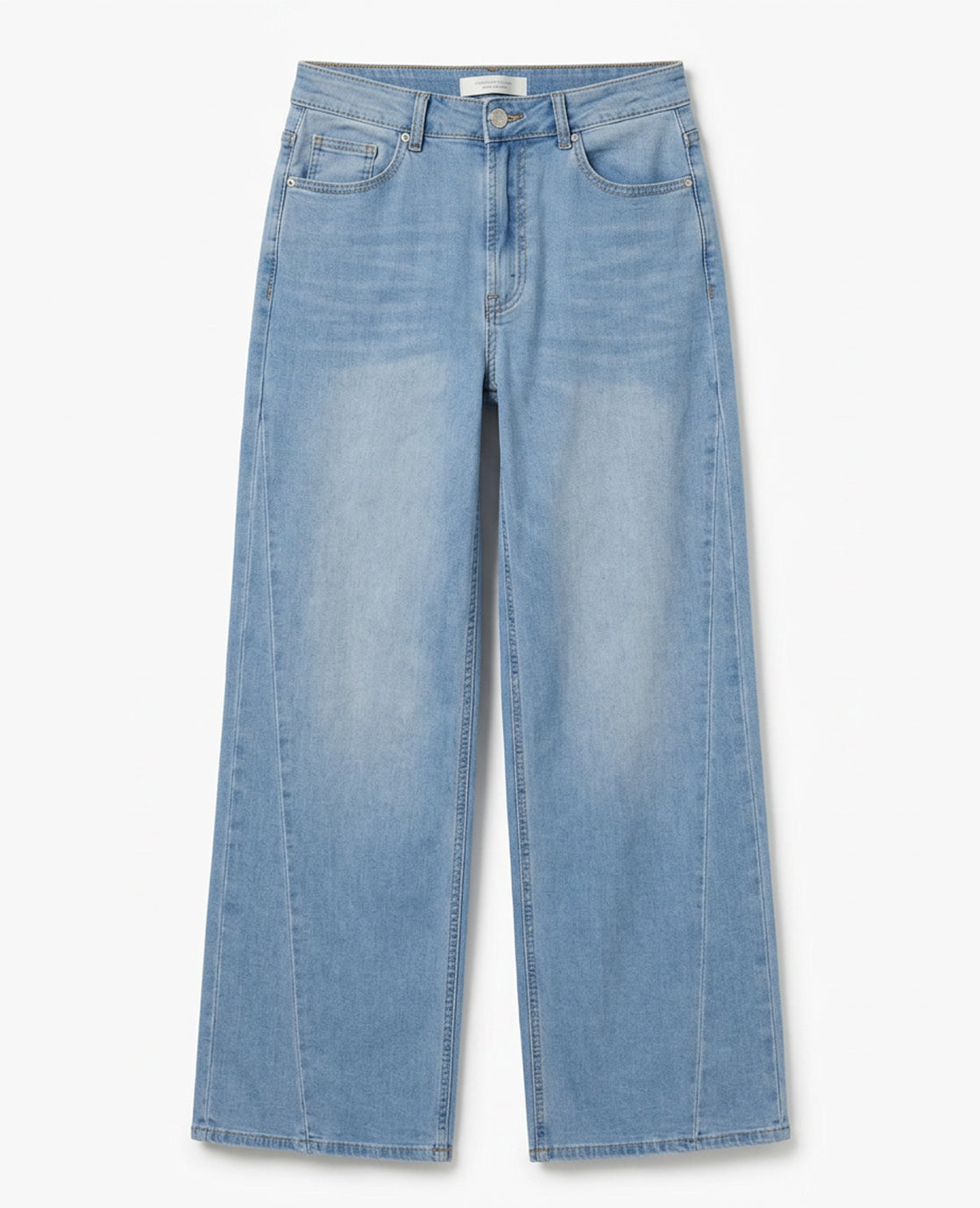 Pant Straight Denim Stretch | Light Denim