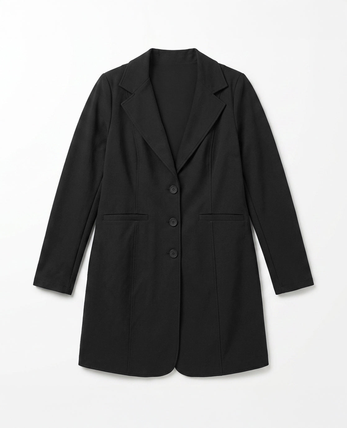 Blazer Longue Travel | Zwart