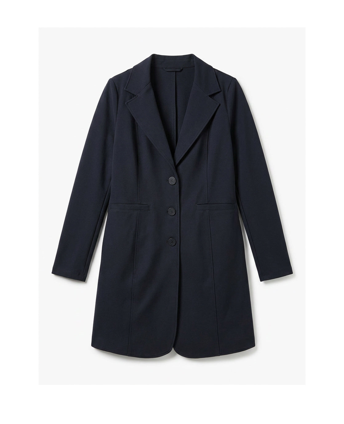 Blazer Longue Travel | Donkerblauw