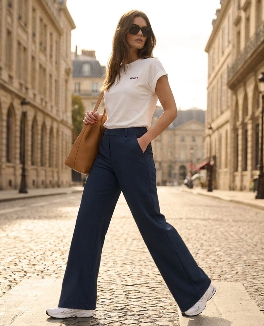 Je m'appelle Broeken Pant Lizzy Travel ++ | Donkerblauw