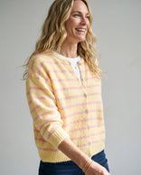 Je m'appelle Vesten Yellow / Light Pink / S/M/L Veste Diede | Yellow / Light Pink