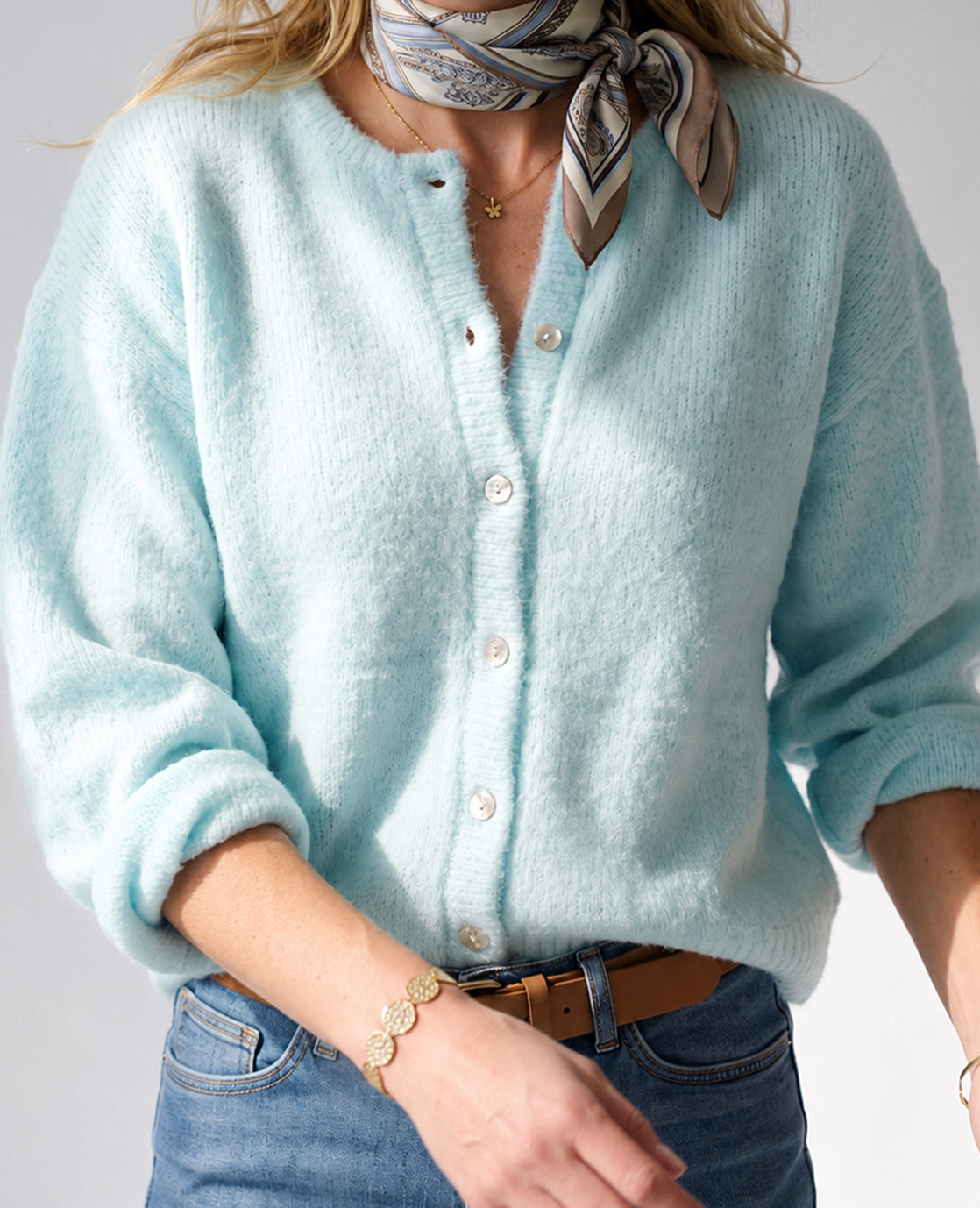 Je m'appelle Vesten Aqua / S/M/L Veste Diede | Aqua