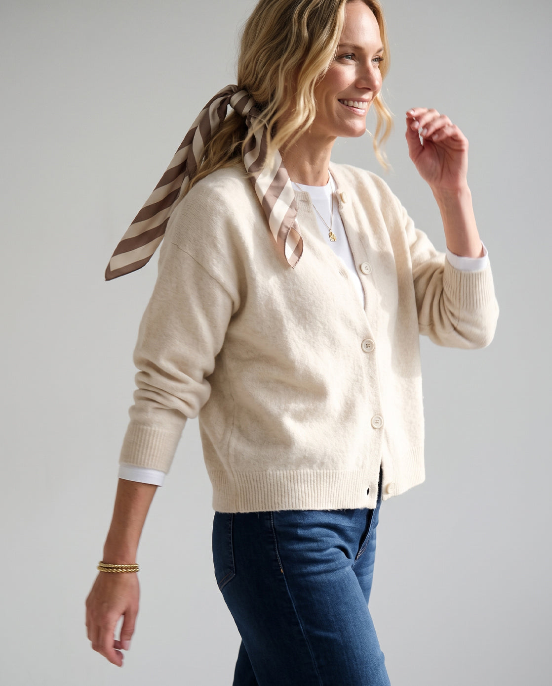 Veste Mara | Ecru Melange
