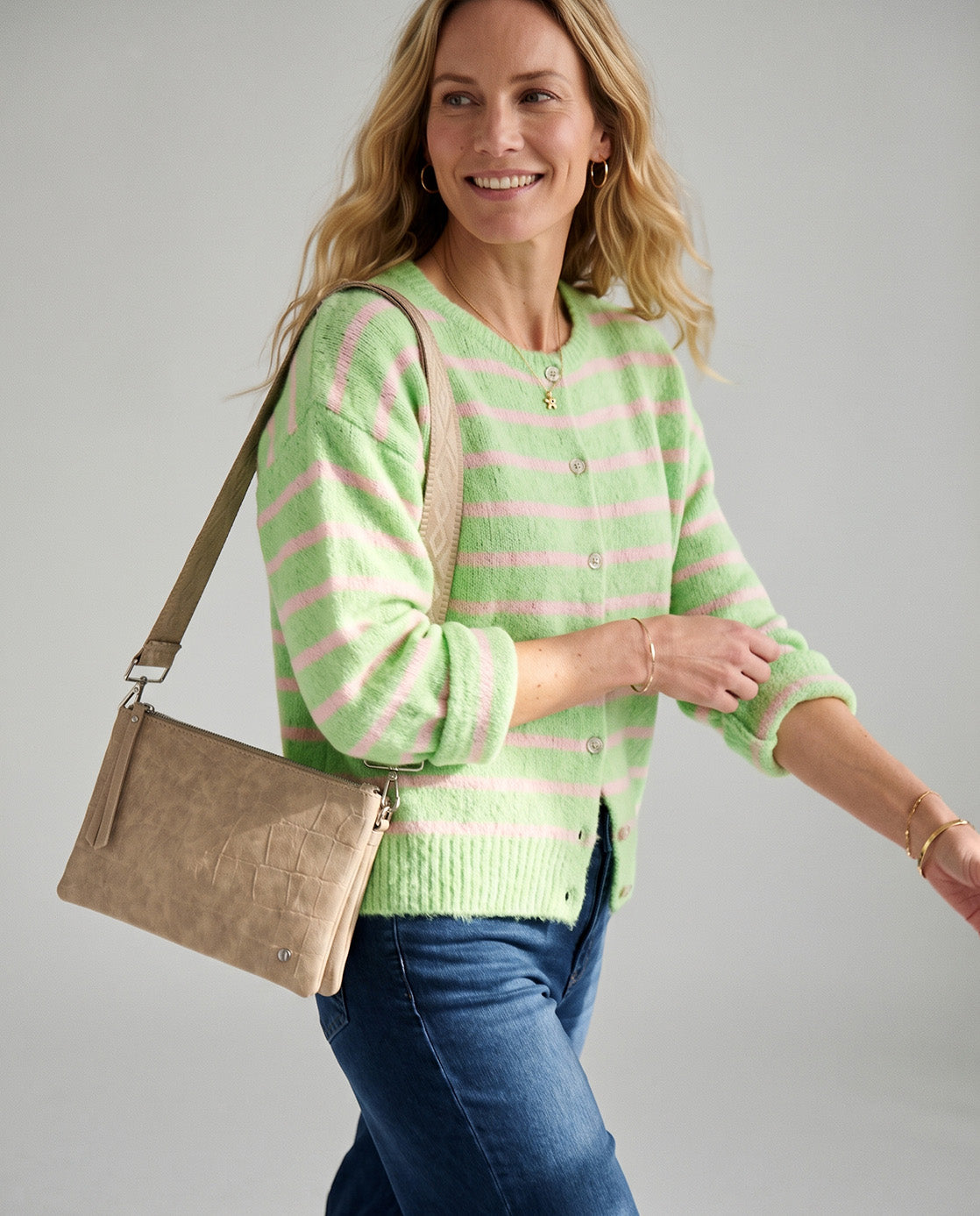 Veste Diede | Green/Pink
